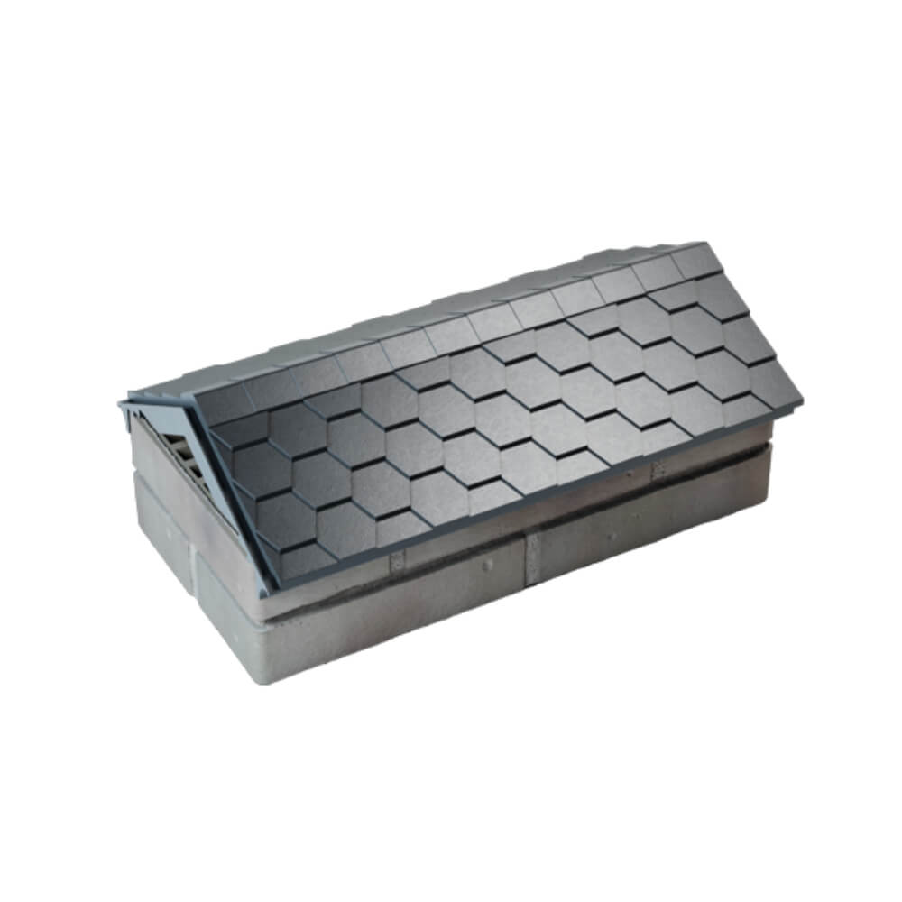 Парапет Zking Эверест Серый с посадкой на 1 кирпич (200/225/255мм) в Камышине фото