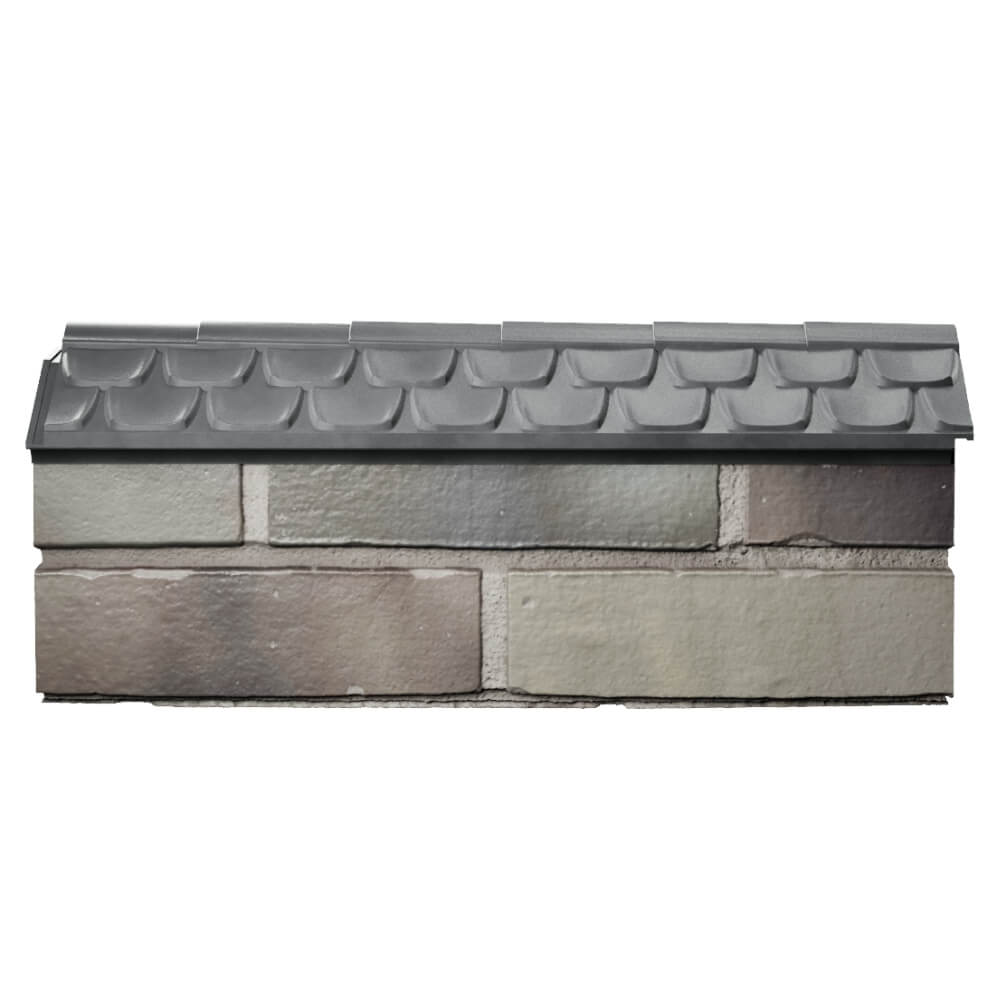 Парапет Zking Эльбрус Серый с посадкой на 0.5 кирпича (130мм) в Камышине фото