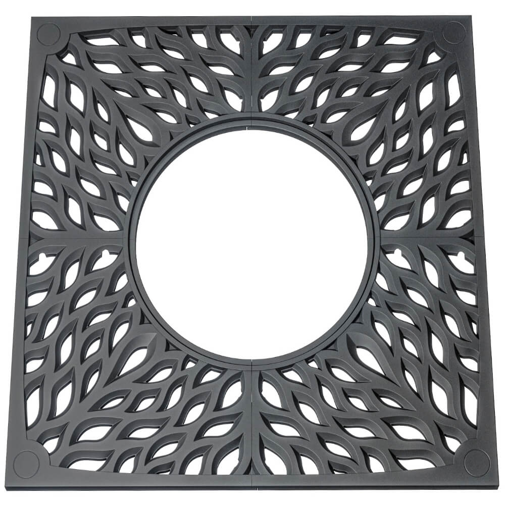 Приствольная решетка для дерева ZKING CRUST 2х2м Черная Камышин фото