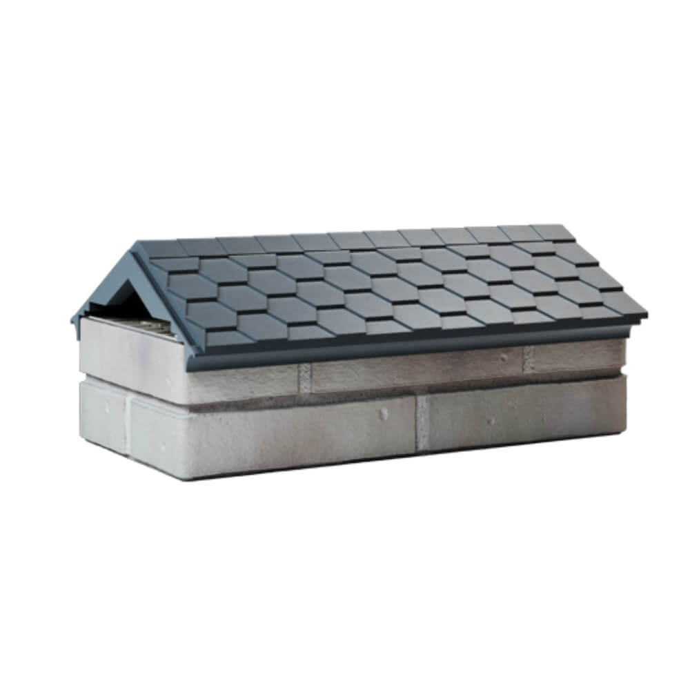 Парапет Zking Эверест Серый с посадкой на 1 кирпич (200/225/255мм) Камышин фото