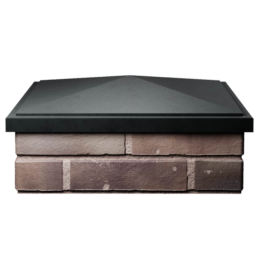 Колпак Zking БонаМоно Черный на столб 2х2 кирпича (515х515, 530х530мм) Камышин фото