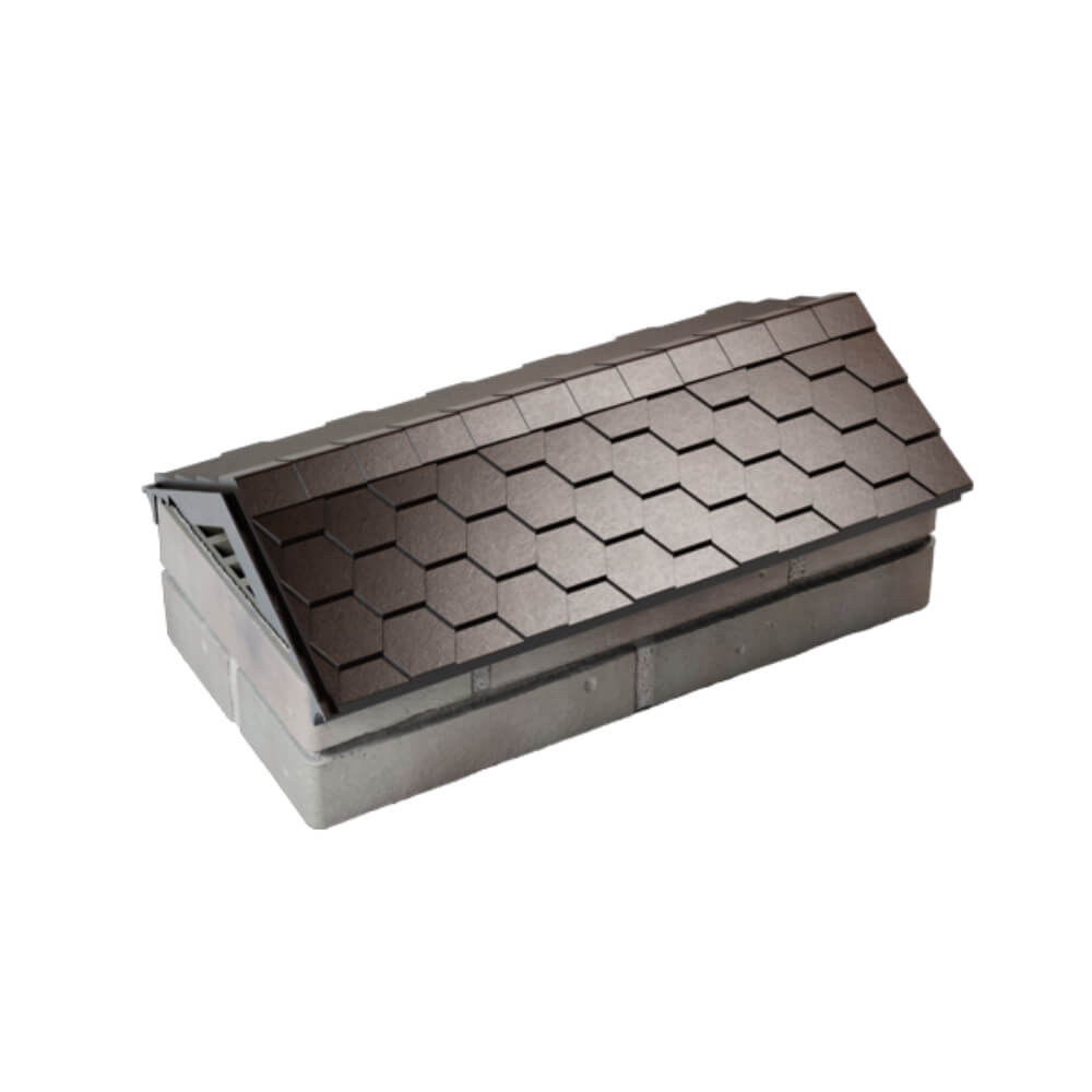 Парапет Zking Эверест Коричневый с посадкой на 1 кирпич (200/225/255мм) в Камышине фото