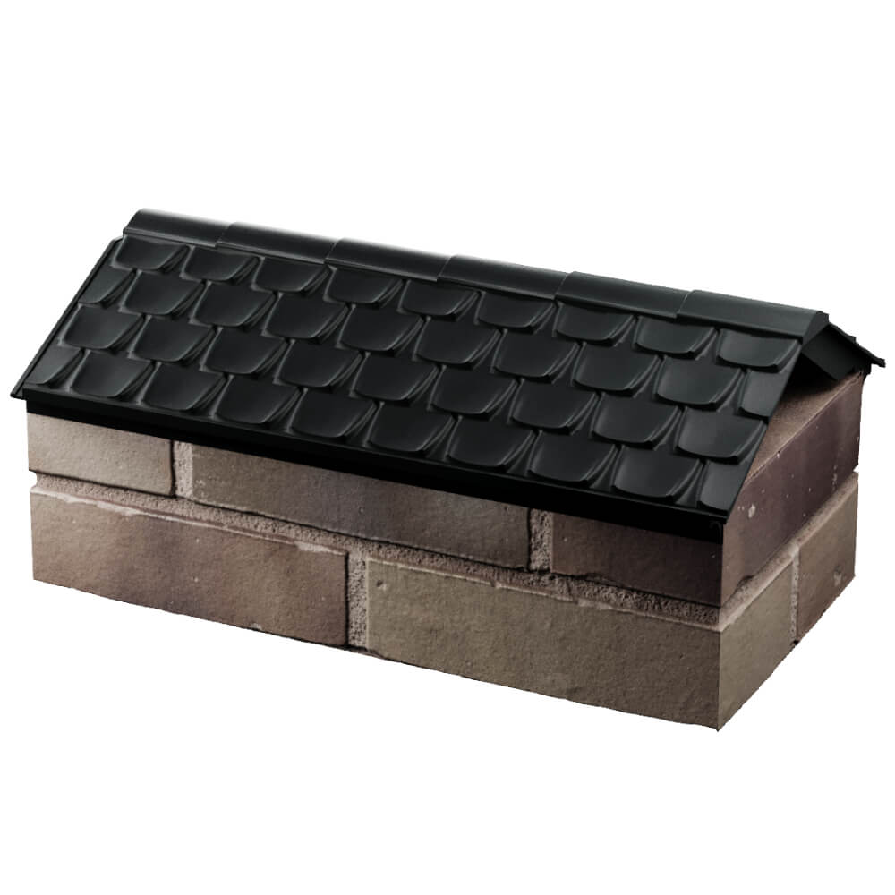 Парапет Zking Эльбрус Черный с посадкой на 1 кирпич (255мм) в Камышине фото