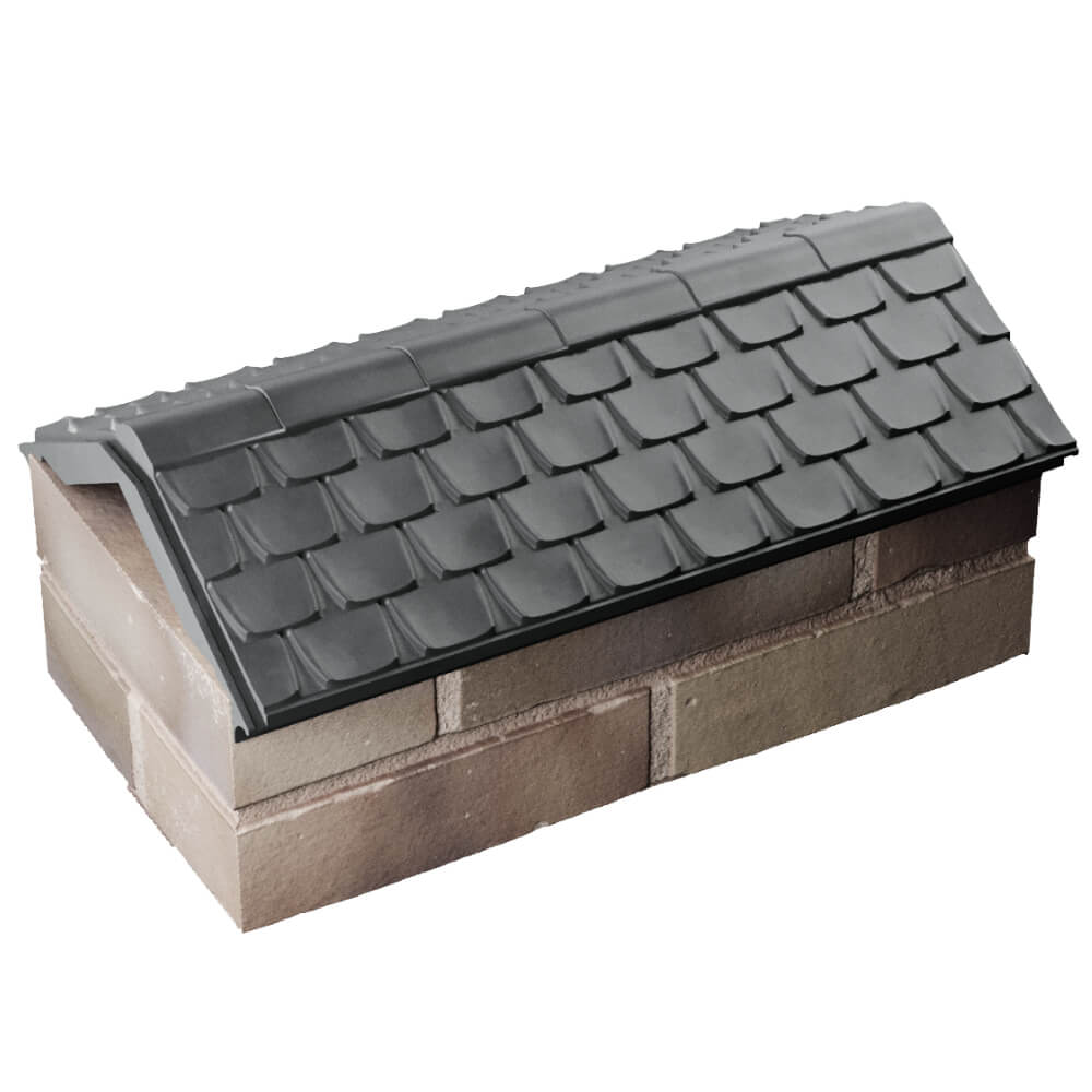 Парапет Zking Эльбрус Серый с посадкой на 1 кирпич (255мм) в Камышине фото