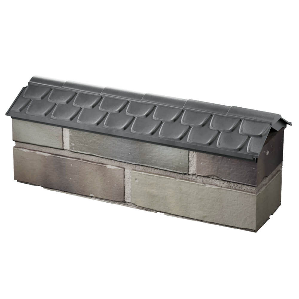 Парапет Zking Эльбрус Серый с посадкой на 0.5 кирпича (130мм) в Камышине фото