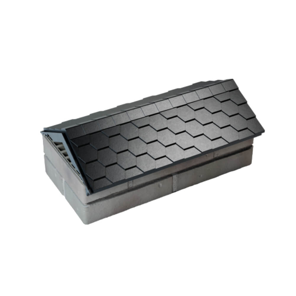 Парапет Zking Эверест Черный с посадкой на 1 кирпич (200/225/255мм) в Камышине фото