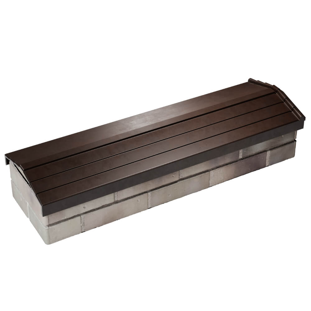 Парапет Zking Бона ХайТек Коричневый посадка на 0.5 кирпича (130мм) в Камышине фото