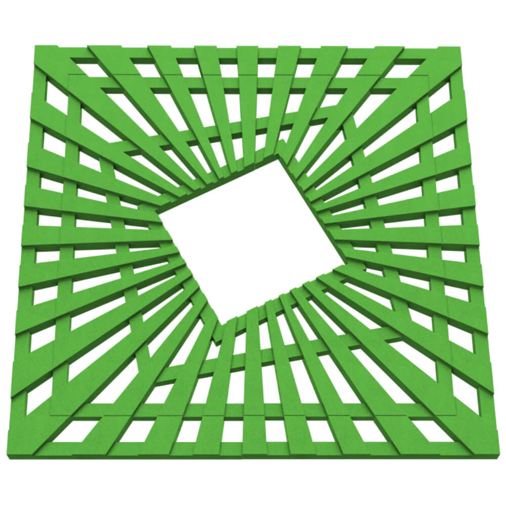 Приствольная решетка для дерева ZKING ATMOSPHERE 1.2х1.2м Зеленая в Камышине фото