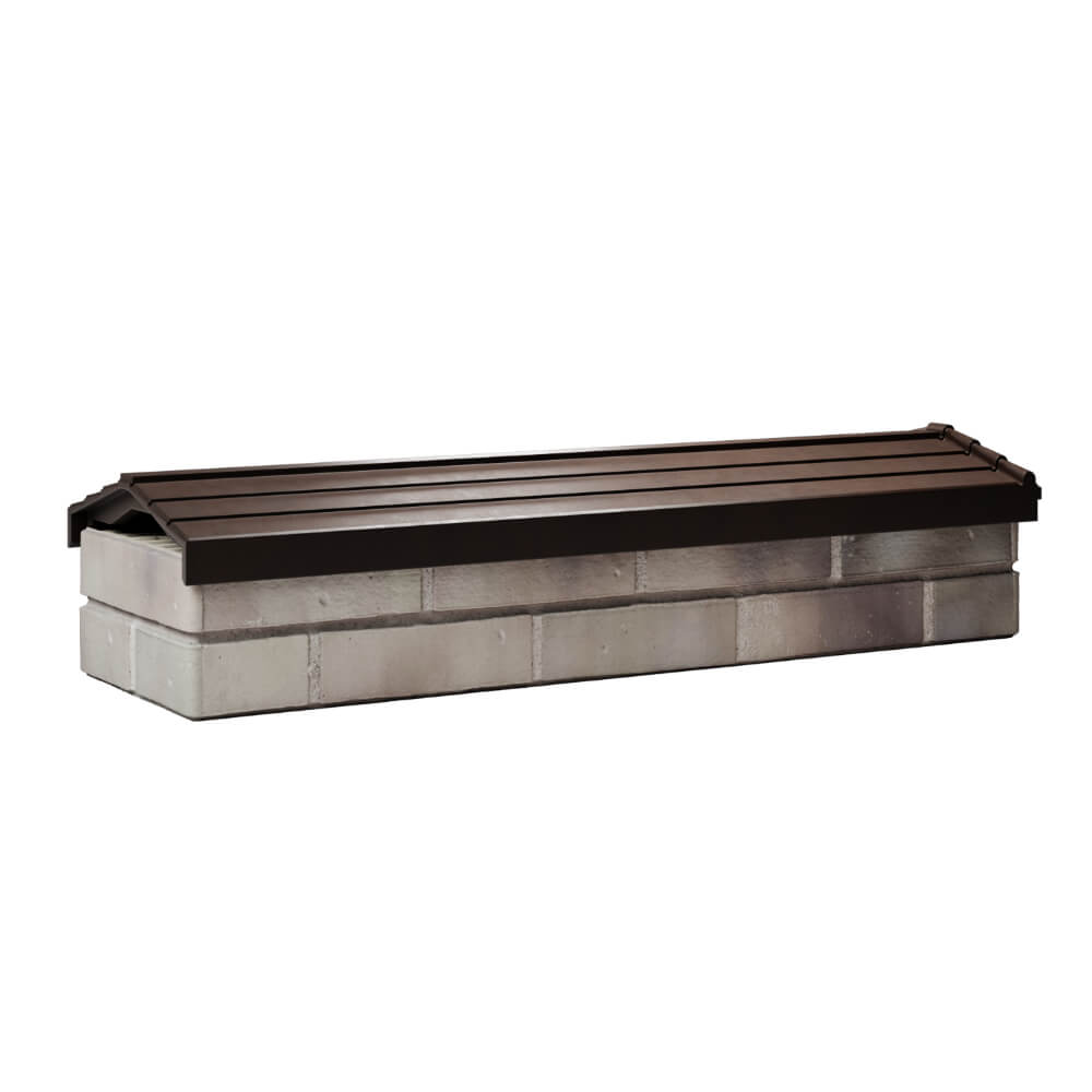 Парапет Zking Бона ХайТек Коричневый посадка на 0.5 кирпича (130мм) Камышин фото