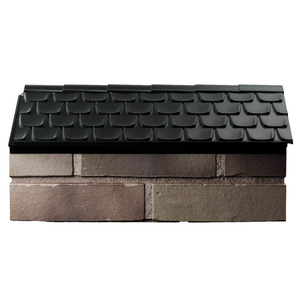 Парапет Zking Эльбрус Черный с посадкой на 1 кирпич (255мм) в Камышине фото
