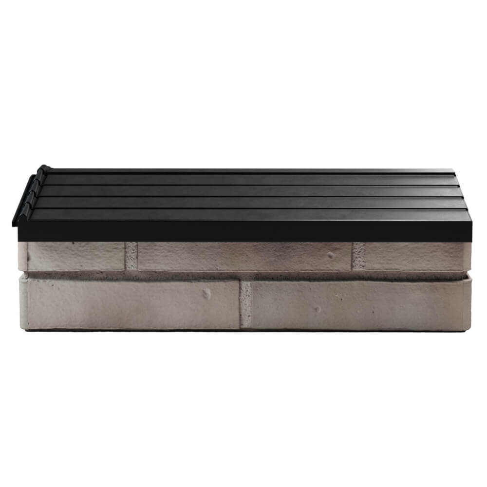 Парапет Zking Бона ХайТек Черный с посадкой на 1 кирпич (200/225/255мм) в Камышине фото