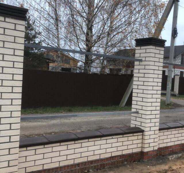 Колпак Zking Бона ХайТек Коричневый на столб 1.5х1.5 кирпича (385х385мм) в Камышине фото