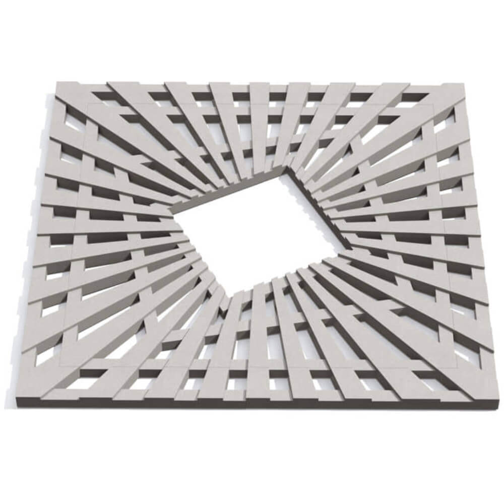 Приствольная решетка для дерева ZKING ATMOSPHERE 1.2х1.2м Бежевая Камышин фото