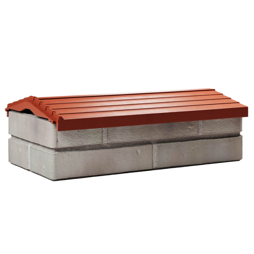 Парапет Zking Бона ХайТек Красный с посадкой на 1 кирпич (200/225/255мм) Камышин фото