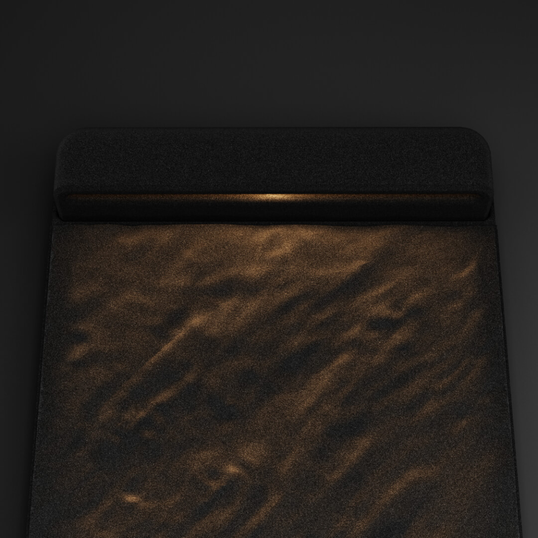 LED Светильник для шаговой плиты STONE Черный Сланец 330х75х98мм в Камышине фото