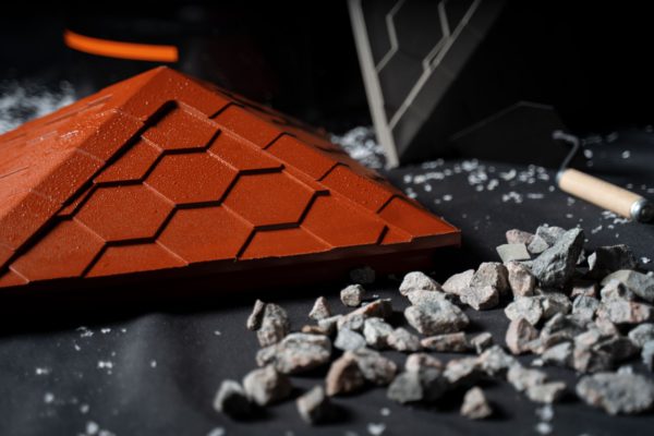 Колпак Zking Эверест Красный на столб 1.5х1.5 кирпича (390х390мм) в Камышине фото