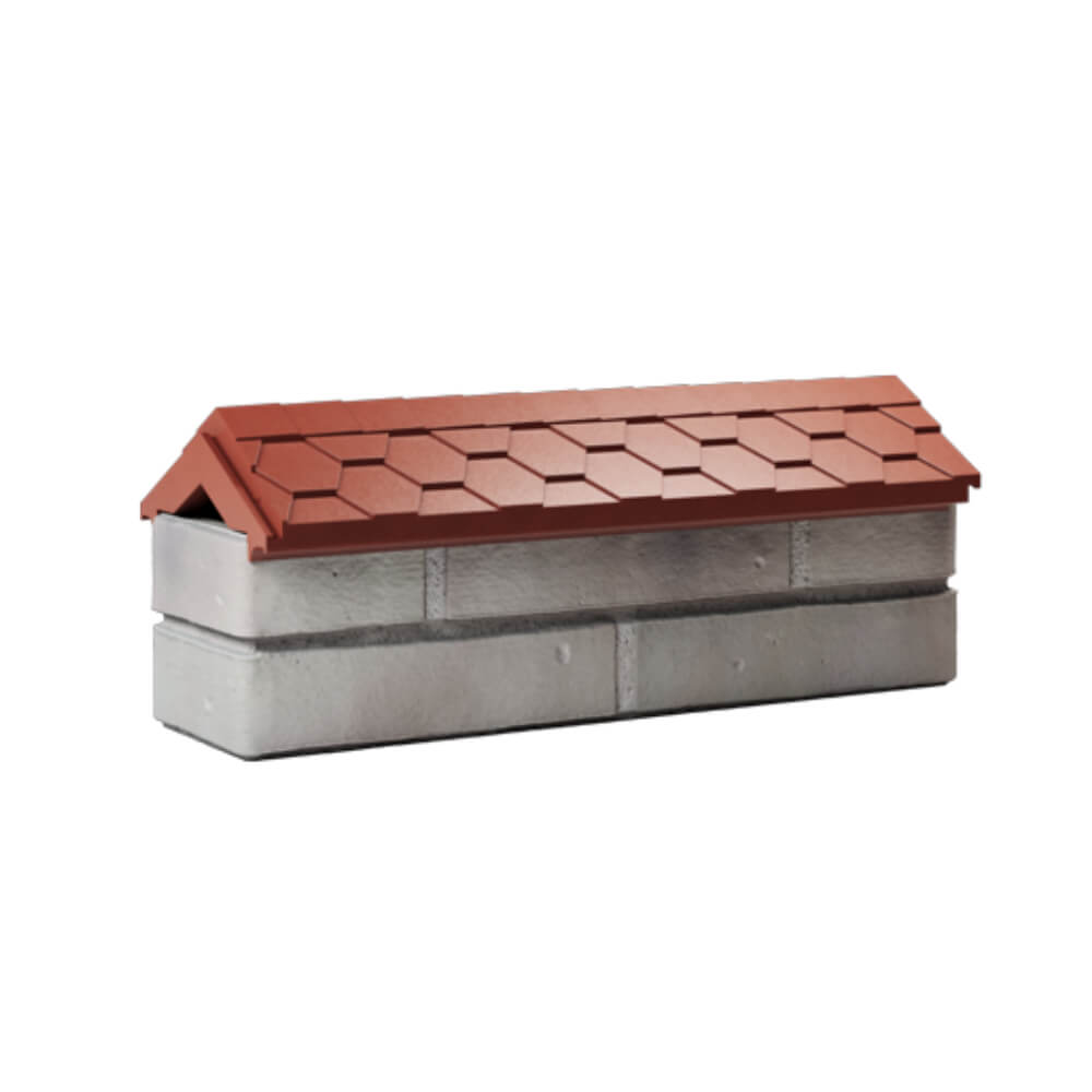 Парапет Zking Эверест Красный с посадкой на 0.5 кирпича (130мм) Камышин фото