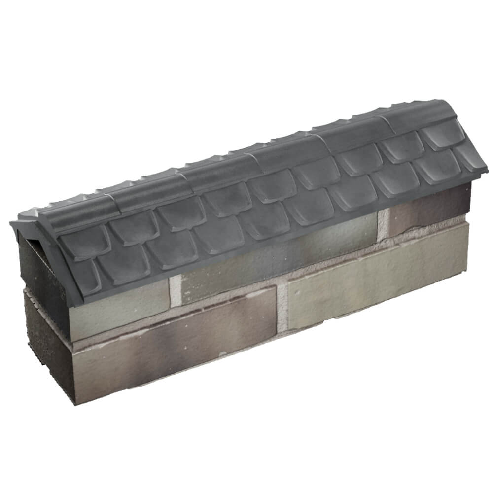 Парапет Zking Эльбрус Серый с посадкой на 0.5 кирпича (130мм) в Камышине фото