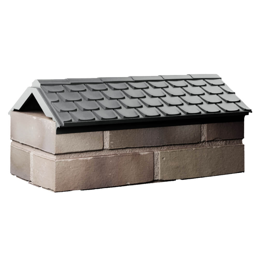 Парапет Zking Эльбрус Серый с посадкой на 1 кирпич (255мм) Камышин фото