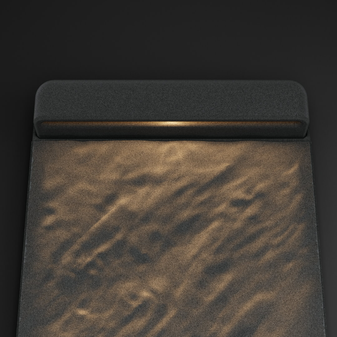 LED Светильник для шаговой плиты STONE Графитовый Серый 330х75х98мм в Камышине фото