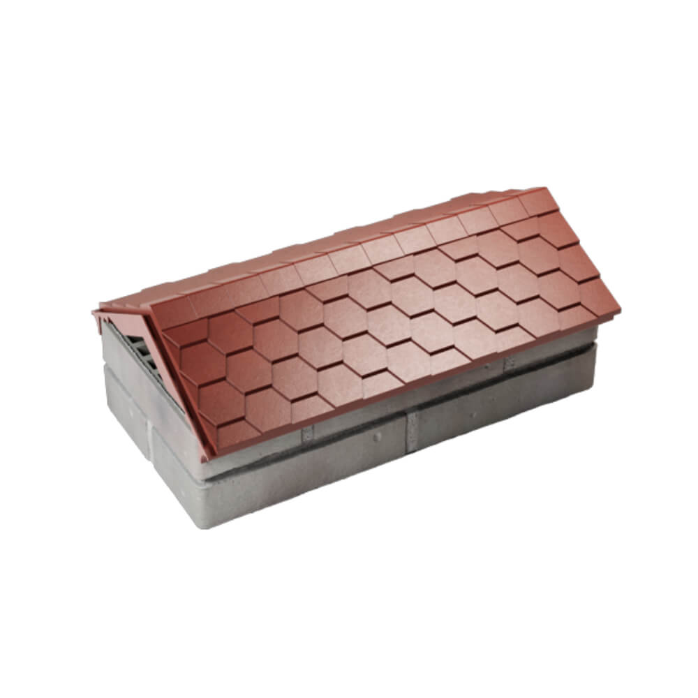 Парапет Zking Эверест Красный с посадкой на 1 кирпич (200/225/255мм) в Камышине фото