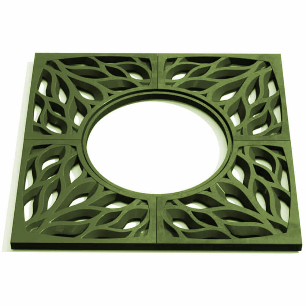 Приствольная решетка для дерева ZKING CRUST 1.2х1.2м Зеленая Камышин фото