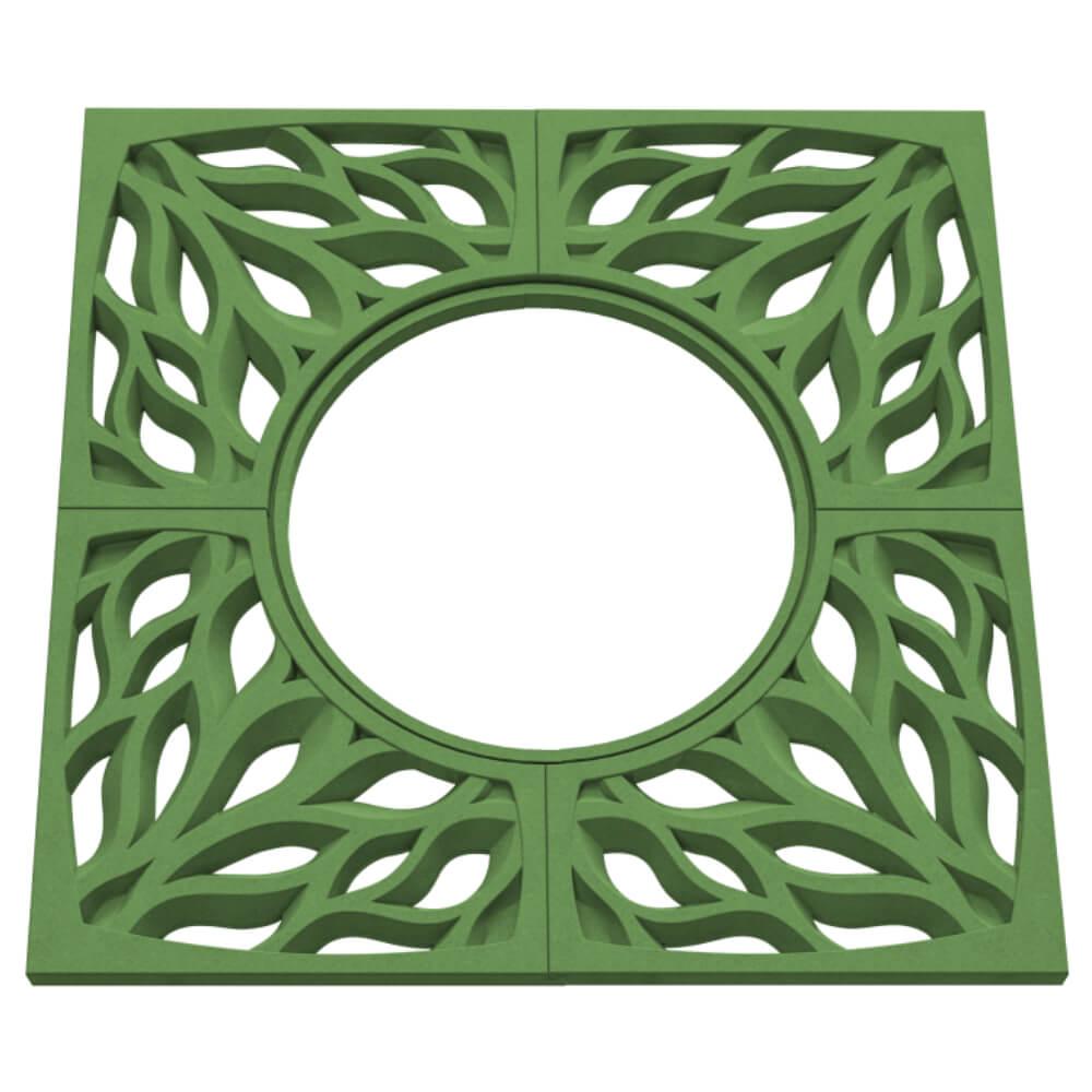 Приствольная решетка для дерева ZKING CRUST 1.2х1.2м Зеленая в Камышине фото