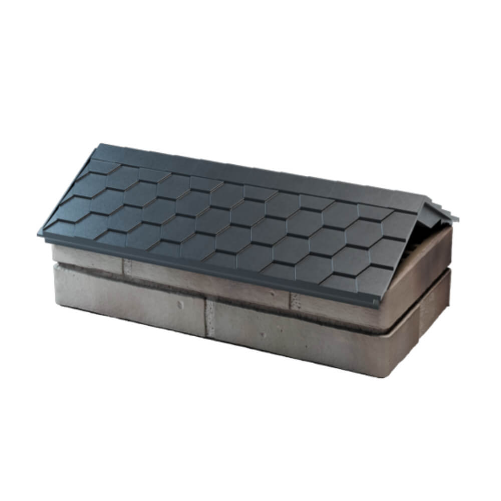 Парапет Zking Эверест Серый с посадкой на 1 кирпич (200/225/255мм) в Камышине фото