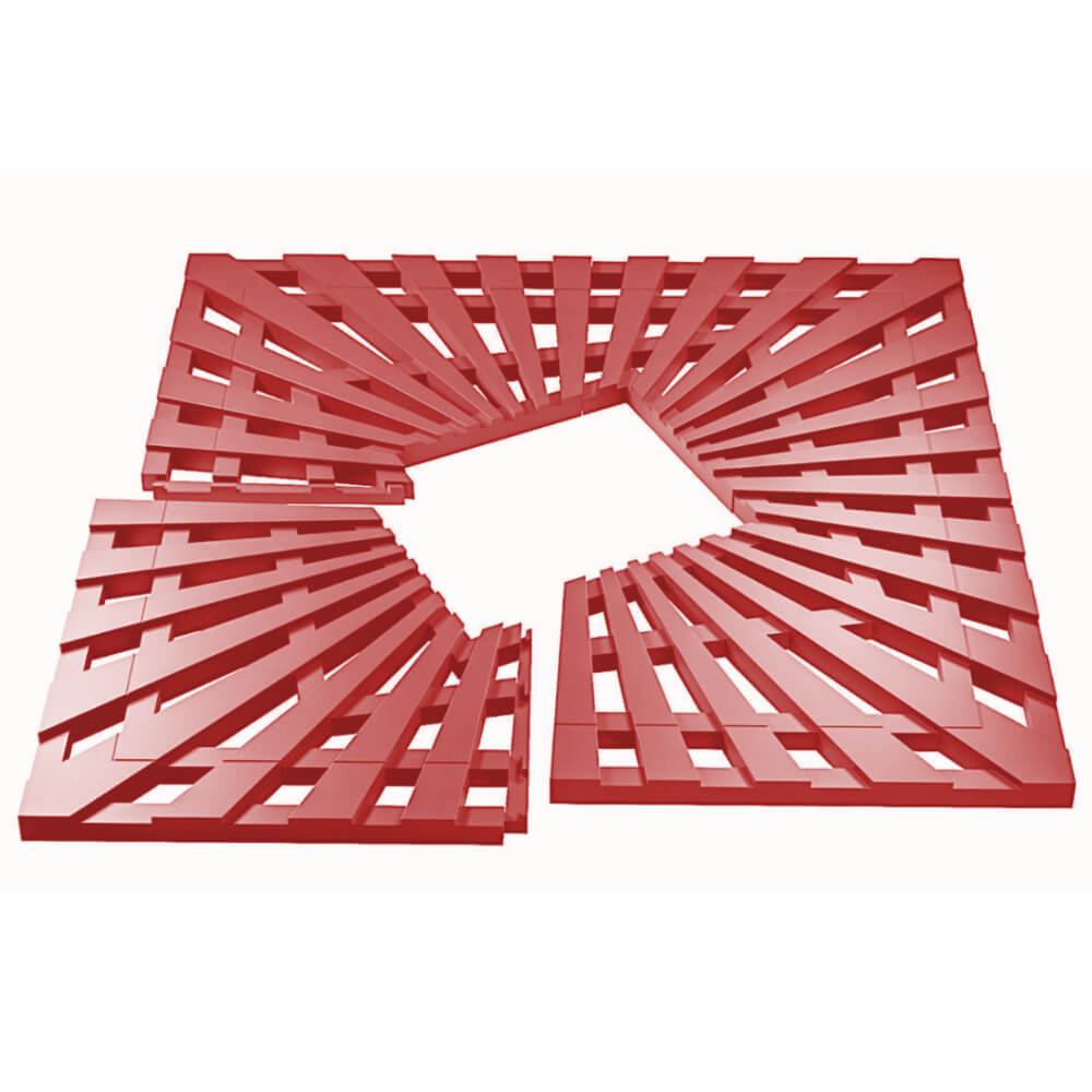 Приствольная решетка для дерева ZKING ATMOSPHERE 1.2х1.2м Красная в Камышине фото