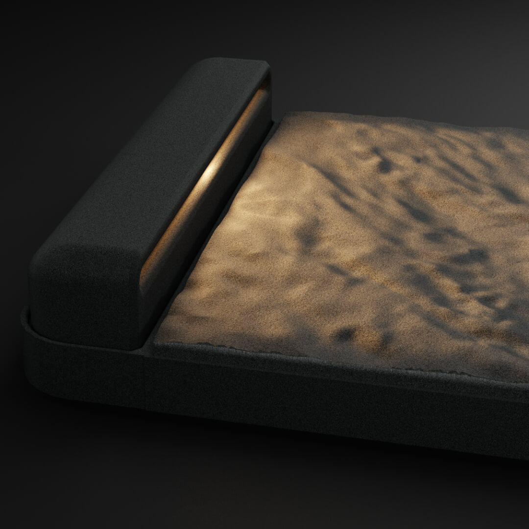 LED Светильник для шаговой плиты STONE Графитовый Серый 330х75х98мм Камышин фото