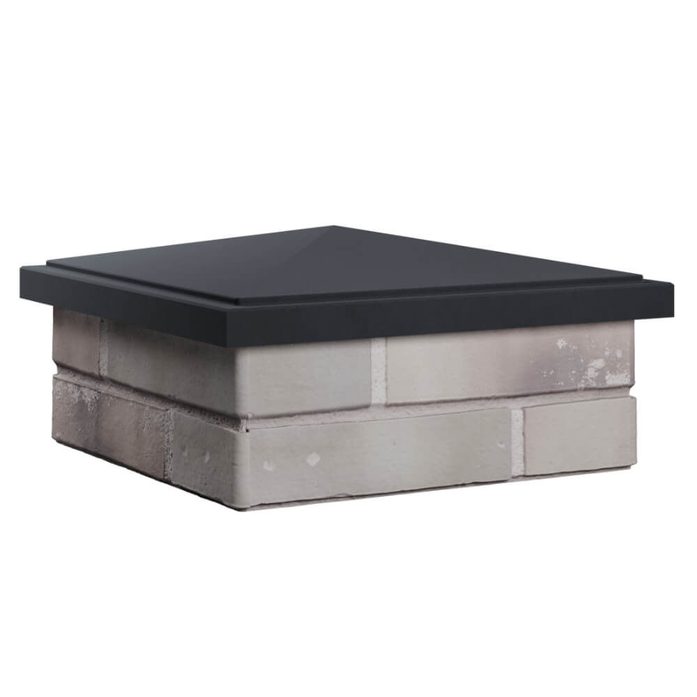 Колпак Zking БонаМоно Серый на столб 1.5х1.5 кирпича (385х385, 400х400мм) в Камышине фото