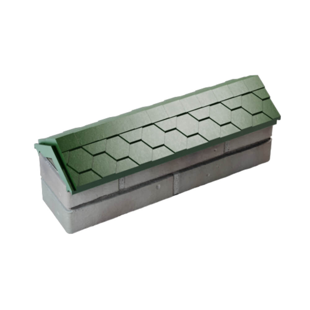 Парапет Zking Эверест Зеленый с посадкой на 0.5 кирпича (130мм) в Камышине фото