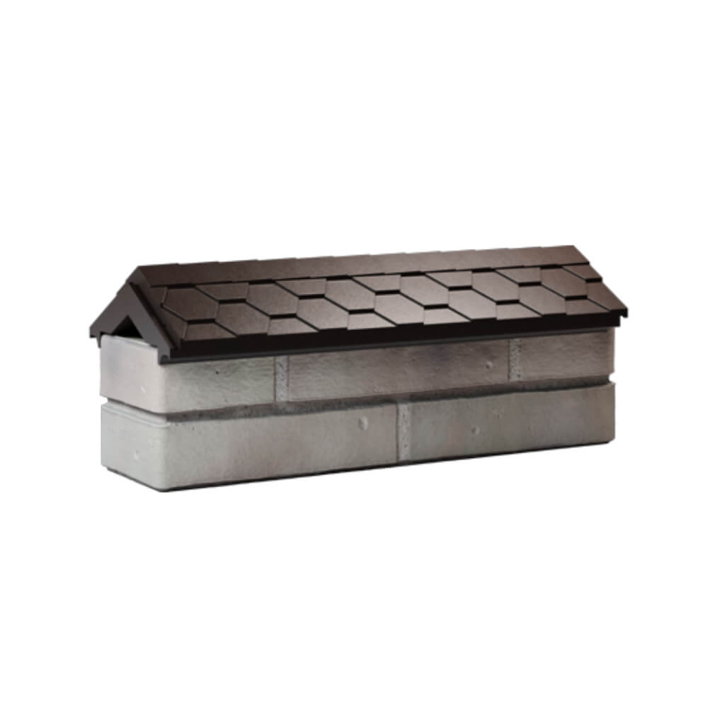 Парапет Zking Эверест Коричневый с посадкой на 0.5 кирпича (130мм) Камышин фото