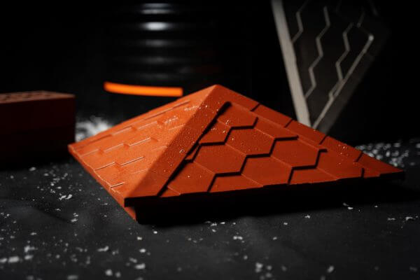 Колпак Zking Эверест Красный на столб 1.5х1.5 кирпича (390х390мм) в Камышине фото