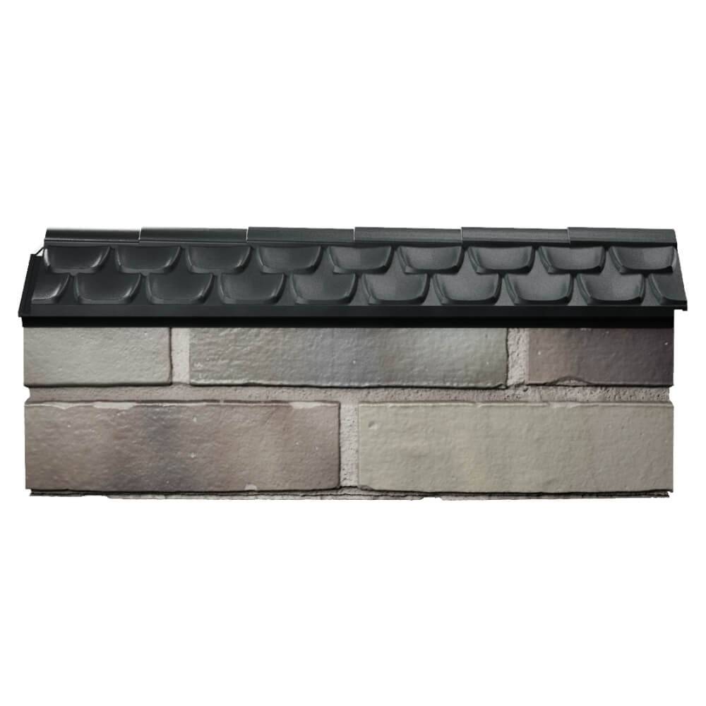 Парапет Zking Эльбрус Черный с посадкой на 0.5 кирпича (130мм) в Камышине фото