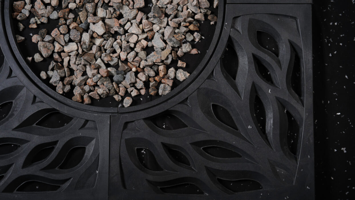 Приствольная решетка для дерева ZKING CRUST 1.2х1.2м Черная в Камышине фото